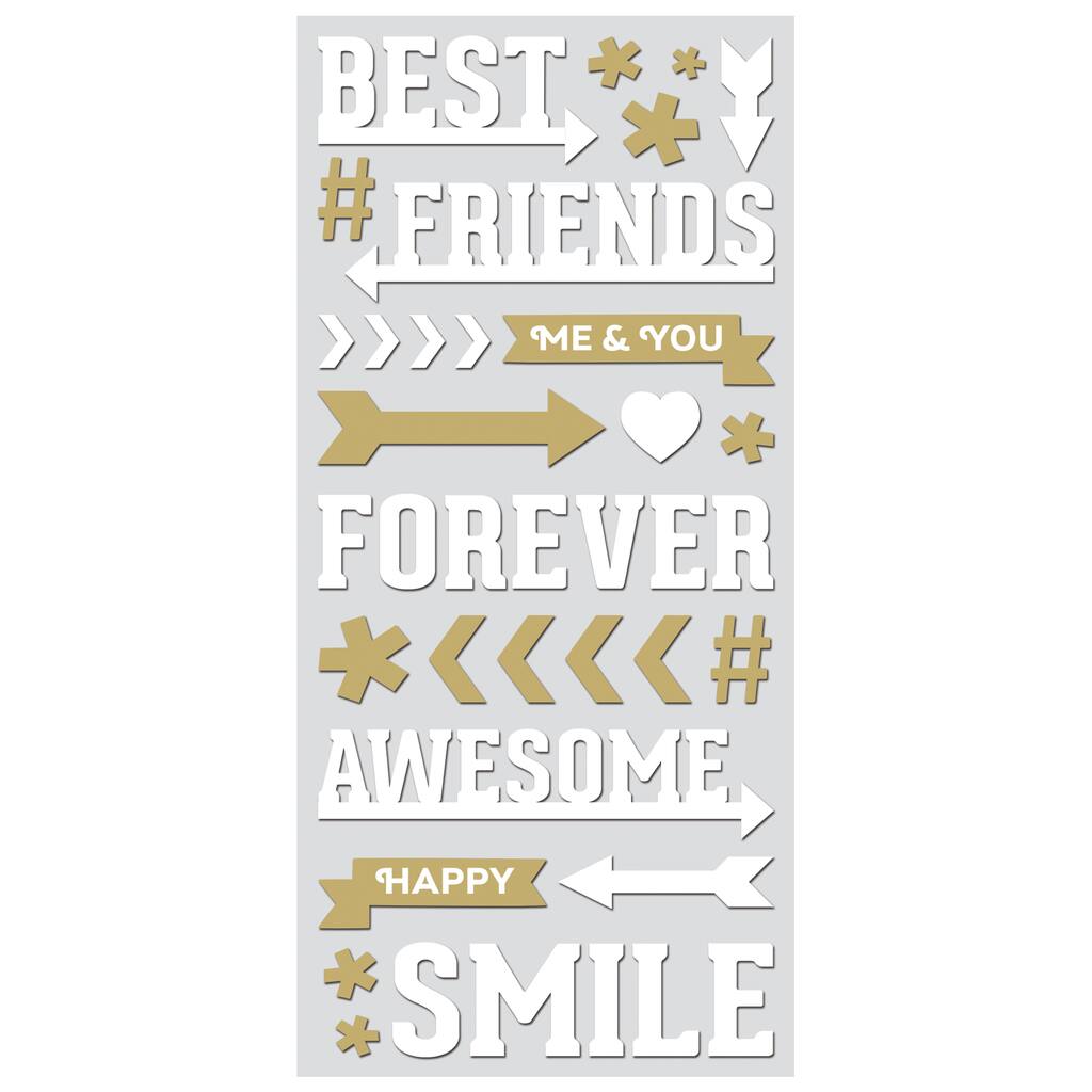 Buy The Paper House Sculpted Puffy Stickers Best Friends At Michaels